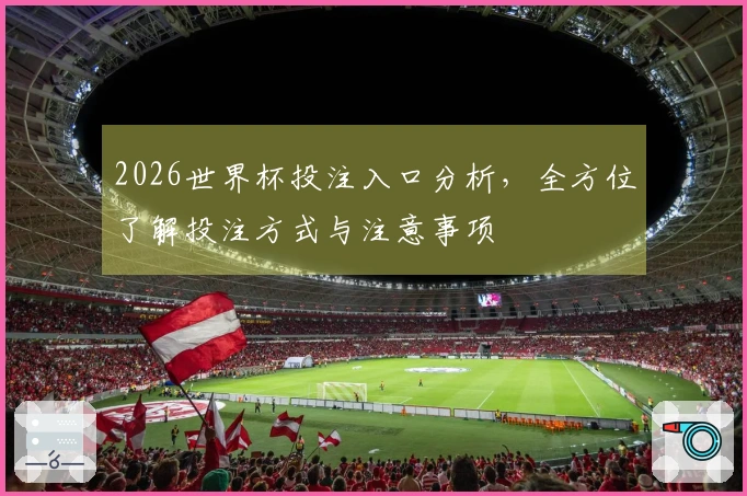 2026世界杯投注入口分析，全方位了解投注方式与注意事项